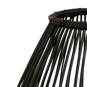 SEMA DESIGN Lampe En Rotin H50cm Noir – Brasil 7
