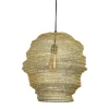 SEMA DESIGN Suspension En Fer H42cm Doré – Kalipso 10