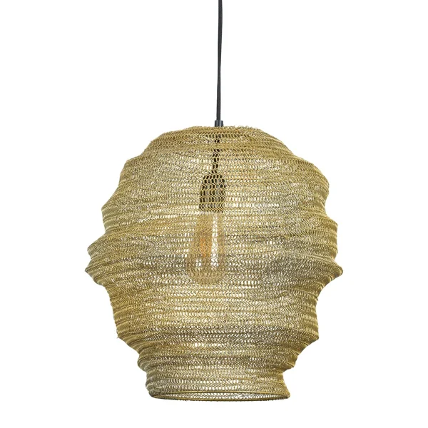 SEMA DESIGN Suspension En Fer H42cm Doré – Kalipso 1