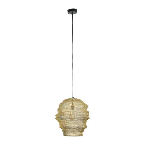 SEMA DESIGN Suspension En Fer H42cm Doré – Kalipso 3