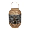 SEMA DESIGN Lampe Lanterne En Bambou Et Fer H36.5cm Noir Et Nature – Rosalie 11