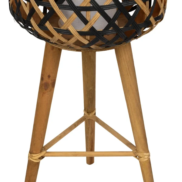 SEMA DESIGN Lampe Lanterne Sur Pied Cordey Naturel 4