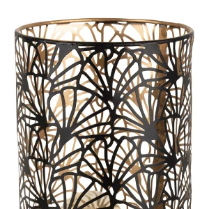 SEMA DESIGN Lampe Cylindre En Fer H36cm Noir Et Doré – Flaural 7