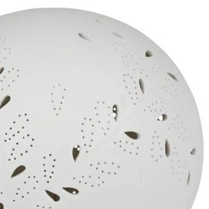 SEMA DESIGN Lampe Boule En Porcelaine Blanc – Lierre 7