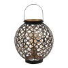 SEMA DESIGN Lampe Lanterne Suro Noir Et Doré D30cm 11