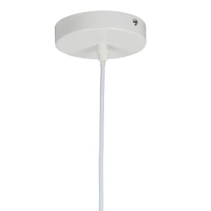 SEMA DESIGN Suspension En Rotin Et Fer D55.5cm Naturel Et Blanc – Filen 12