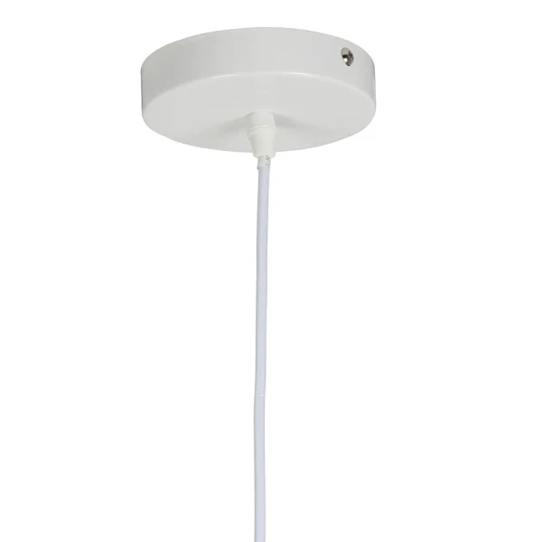 SEMA DESIGN Suspension En Rotin Et Fer D55.5cm Naturel Et Blanc – Filen 5