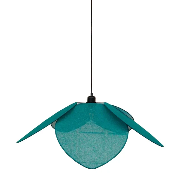 SEMA DESIGN Suspension En Tissu Et Fer D70cm émeraude – Japandi 1