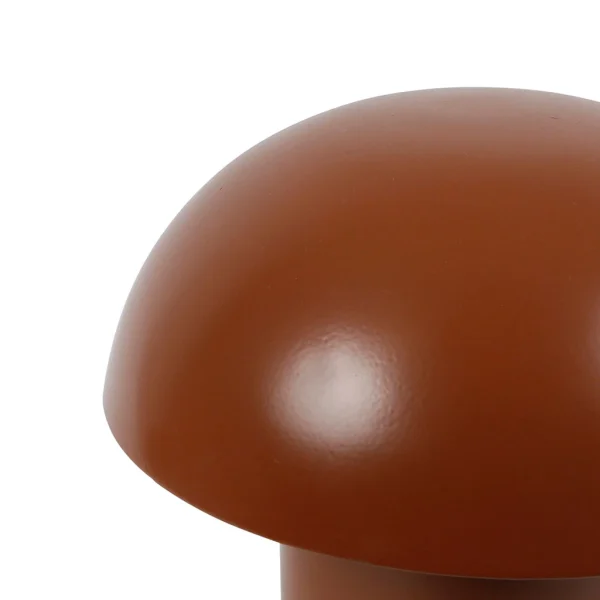 SEMA DESIGN Lampe Champignon Fer H25cm Ambiance Brun Foncé – Champart 3