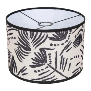 SEMA DESIGN Abat Jour En Lin D30cm Naturel Et Noir – Bronze 8