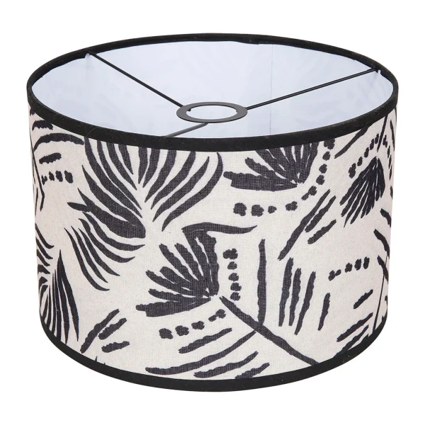 SEMA DESIGN Abat Jour En Lin D30cm Naturel Et Noir – Bronze 3