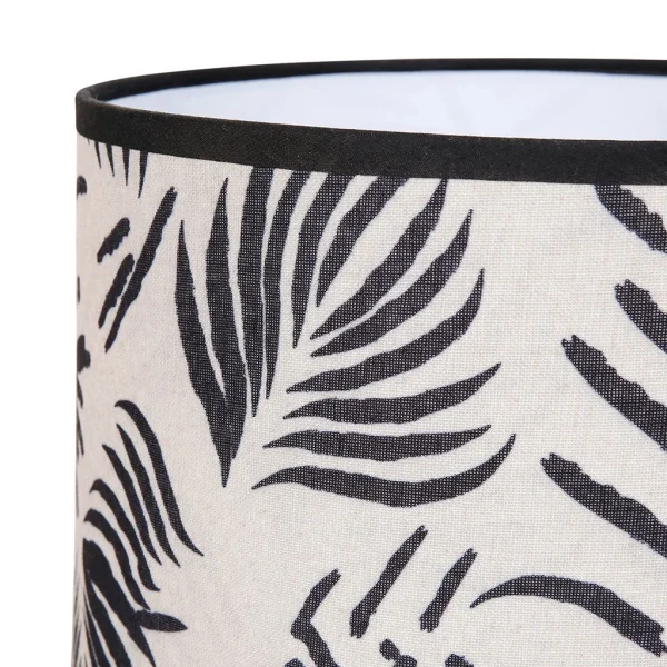 SEMA DESIGN Abat Jour En Lin D30cm Naturel Et Noir – Bronze 4