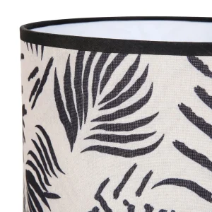 SEMA DESIGN Abat Jour En Lin D30cm Naturel Et Noir – Bronze 12