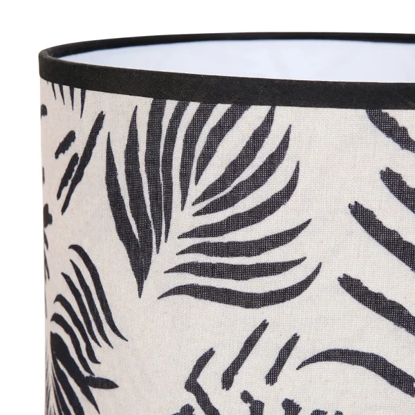 SEMA DESIGN Abat Jour En Lin D30cm Naturel Et Noir – Bronze 5