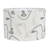 SEMA DESIGN Abat Jour En Tissu D30cm Visage Beige – Arty 14
