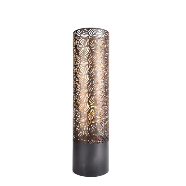 SEMA DESIGN Lampe Cylindre En Fer H63.5cm Noir – Panellia 3