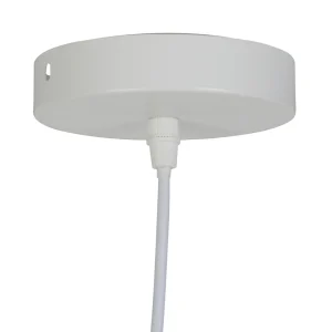SEMA DESIGN Suspension En Rotin Et Fer D50cm Crème – Ferline 12