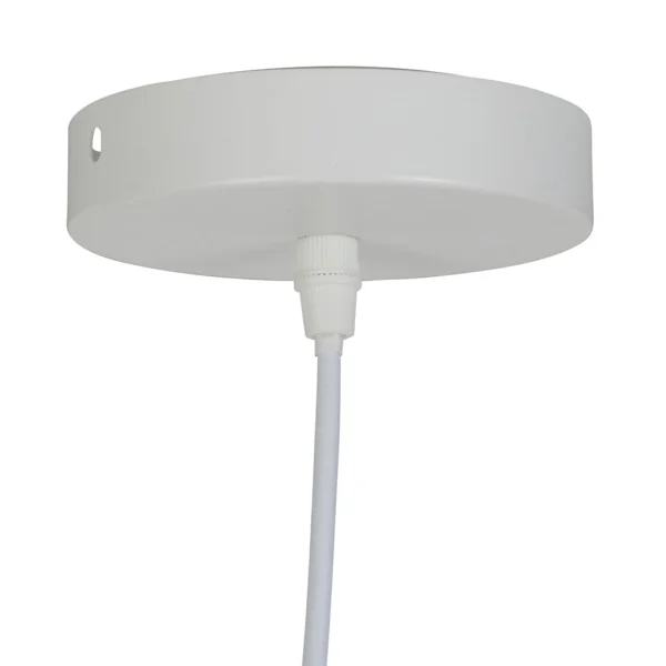 SEMA DESIGN Suspension En Rotin Et Fer D50cm Crème – Ferline 5
