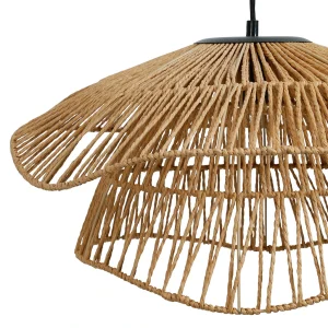 SEMA DESIGN Suspension En Corde De Papaier D50cm Naturel – Calyp 12