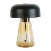 SEMA DESIGN Lampe D’ambiance En Fer H44cm Noir Et Verre – Champart 13