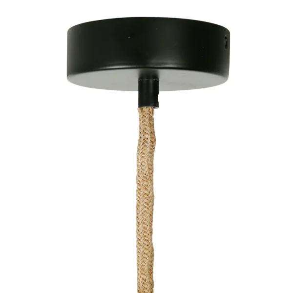 SEMA DESIGN Suspension En Corde De Papier Et Fer D50cm Noir – Calyp 6