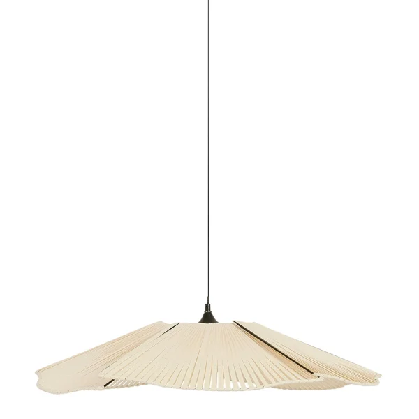 SEMA DESIGN Suspension En Fer Et Coton D77cm Creme – Plaka 1