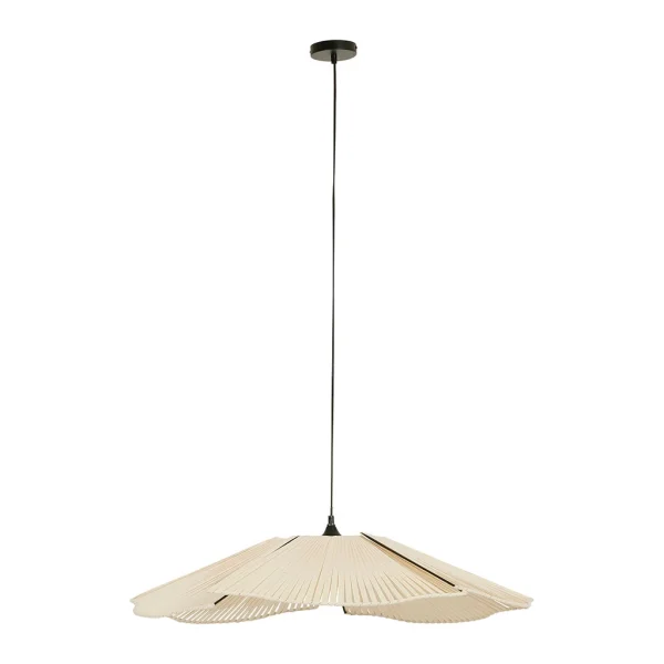 SEMA DESIGN Suspension En Fer Et Coton D77cm Creme – Plaka 3