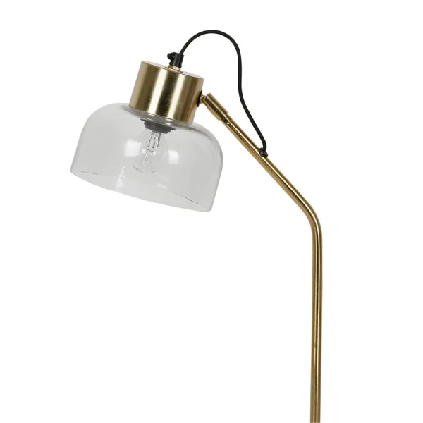 SEMA DESIGN Lampe Design En Fer H54cm Doré Et Verre – Courba 3