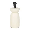 SEMA DESIGN Pied De Lampe En Porcelaine H34cm Blanc – Blue Sand 11