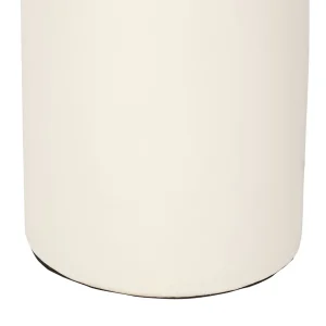 SEMA DESIGN Pied De Lampe En Porcelaine H34cm Blanc – Blue Sand 9