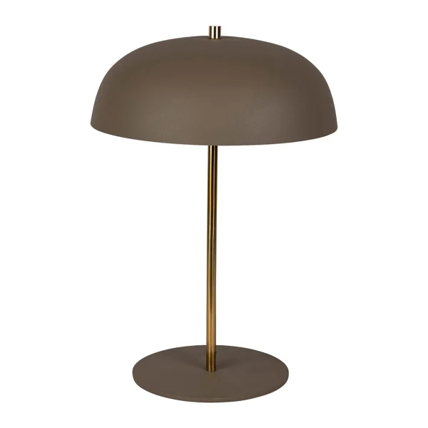SEMA DESIGN Lampe Champignon Vintage En Fer Taupe H45cm – Arty 1