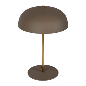SEMA DESIGN Lampe Champignon Vintage En Fer Taupe H45cm – Arty 8