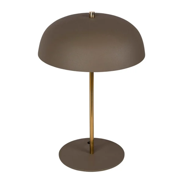 SEMA DESIGN Lampe Champignon Vintage En Fer Taupe H45cm – Arty 3