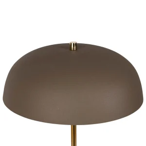 SEMA DESIGN Lampe Champignon Vintage En Fer Taupe H45cm – Arty 10